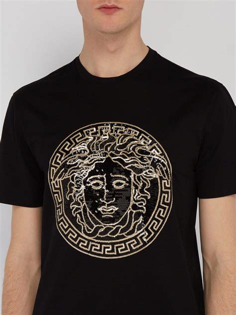 medusa shirt versace|Versace t shirt medusa head.